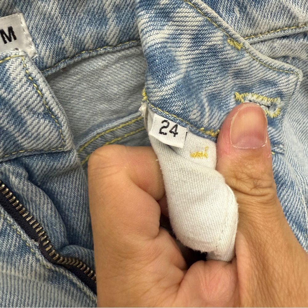 Icon Denim Los Angeles jeans in ripped denim size 24 - Picture 4 of 6